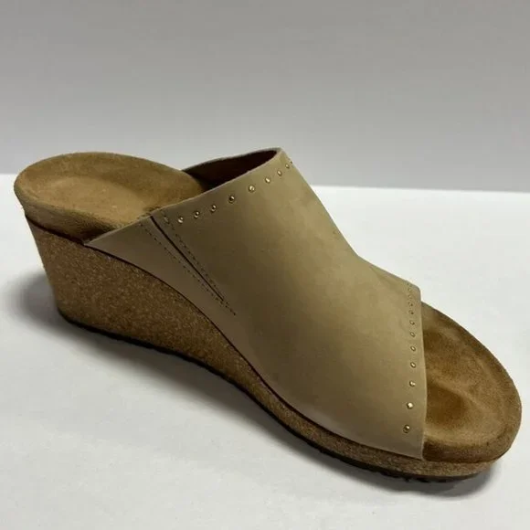 Papillio Women's Namica Wedge Sandals Sand, Size EUR 38, US 7 Narrow